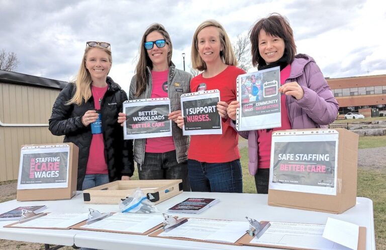 Nurses hold “day of action”