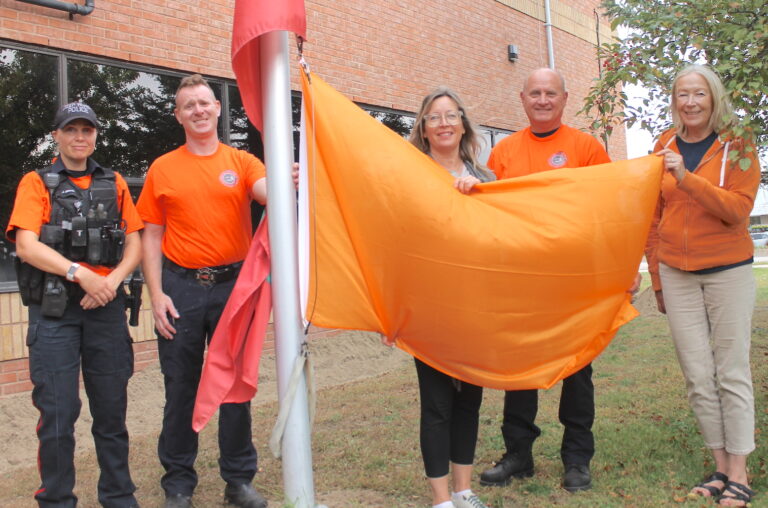 Flag raising marks National Day for Truth and Reconciliation