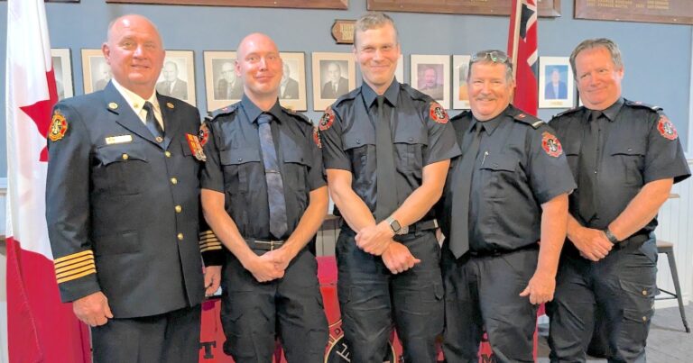 Town celebrates firefighters’ commitment, dedication