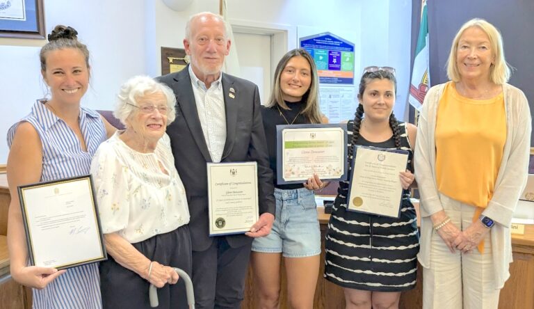 Reeve honoured for 25 years of service